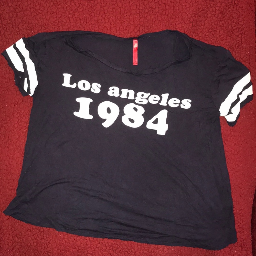 LA 1984 Crop Top